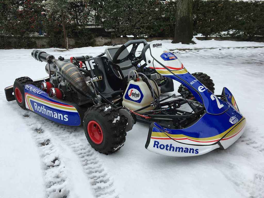 Sgms 100hp Ice Racing Kart In Williams F1 Renault Livery Gokart Projects And Restorations 