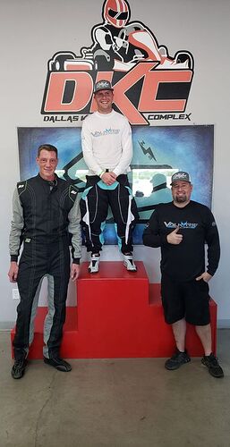DKC 8-8-2021 race podium