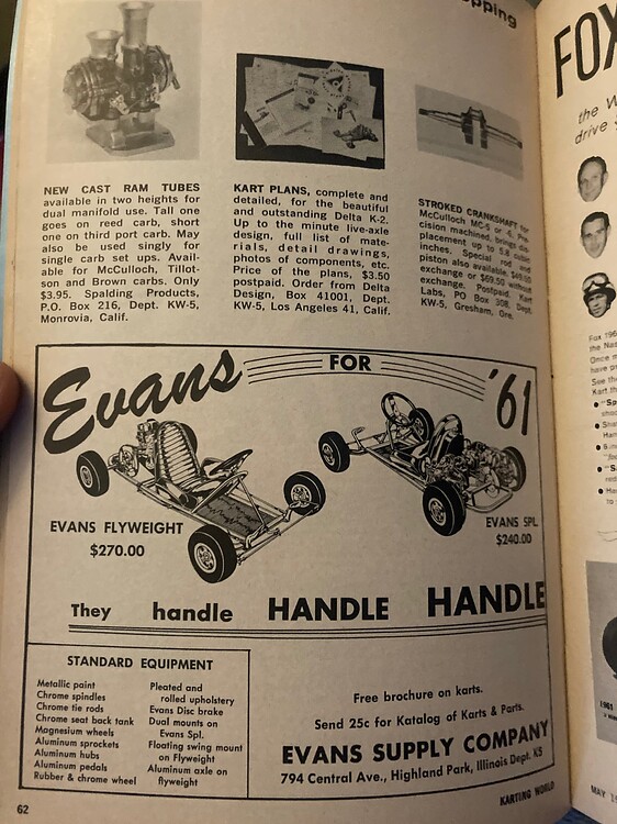 1961 karting book KartPulse Presented by TBD