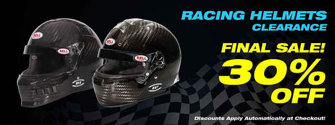 DRIVEN RACING SHOP - SNELL 2020 & FIA8859-2015 - PROMO BANNER