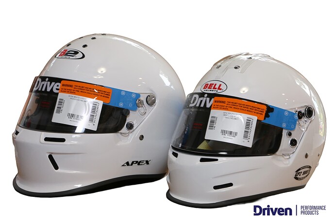 DRIVEN - Helmets - B2 Apex & Bell GP2 - Side by Side-23