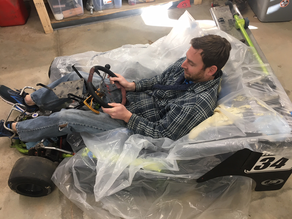 How to make a Go Kart Seat Cover 