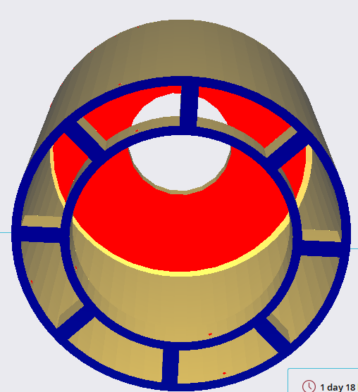 bottom of filter